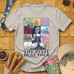 Pixie Dust Tour [Poster] T-Shirt for Theme Park Fans (Ice Grey)