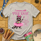 Season With Pixie Dust [Dreamy] T-Shirt for Theme Park Fans (Ice Grey)