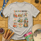 Theme Park Critters [Scandi] T-Shirt for Theme Park Fans (Ice Grey)
