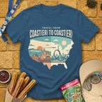 Coast(er) to Coast(er) [Map] T-Shirt