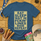Sleep Wait Repeat [Distressed] T-Shirt