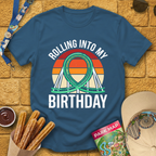 Rolling Into Birthday [Retro] T-Shirt