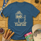 Bad Wait Time [Illu] T-Shirt for Theme Park Fans (Indigo Blue)