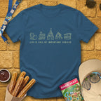 Important Choices [Sleek] T-Shirt for Theme Park Fans (Indigo Blue)