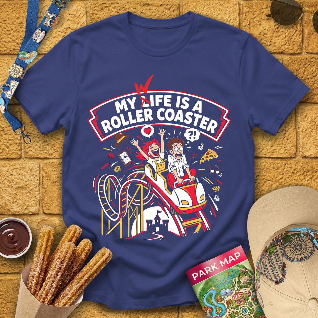 Wife Roller Coaster [Comic] T-Shirt