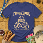 Theme Park Trinity [Sleek] T-Shirt for Theme Park Fans (Metro Blue)