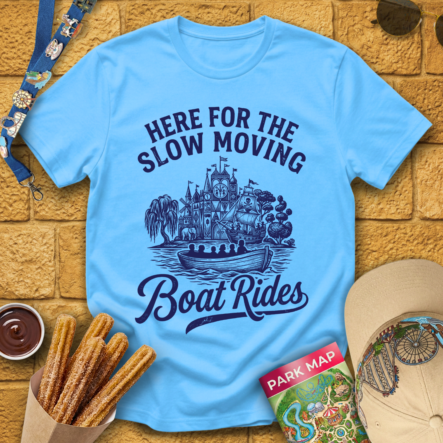Slow Boat Rides [RetroBrush] T-Shirt