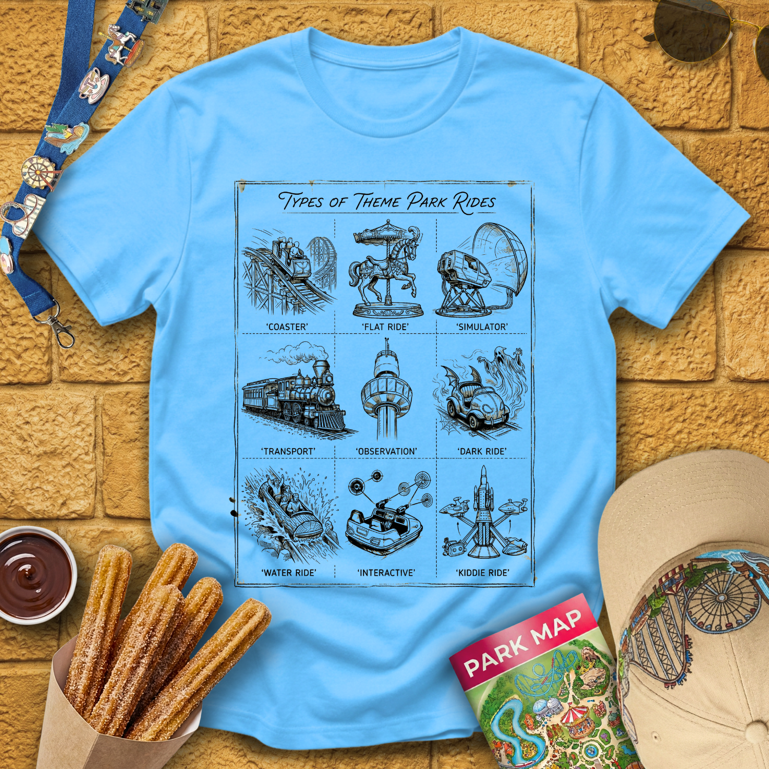 Types Of Rides [Vintage] T-Shirt