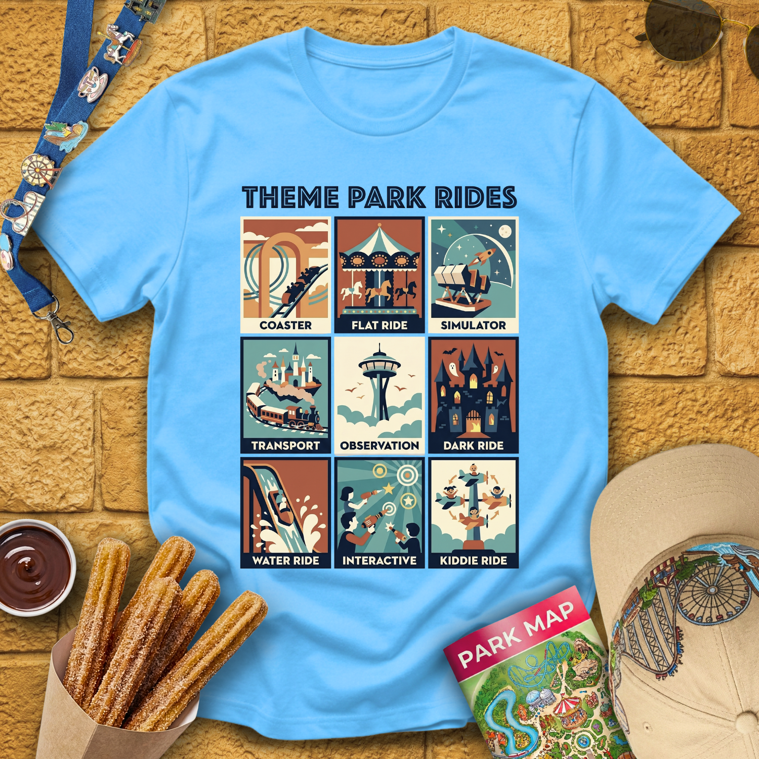 Types Of Rides [RetroPoster] T-Shirt