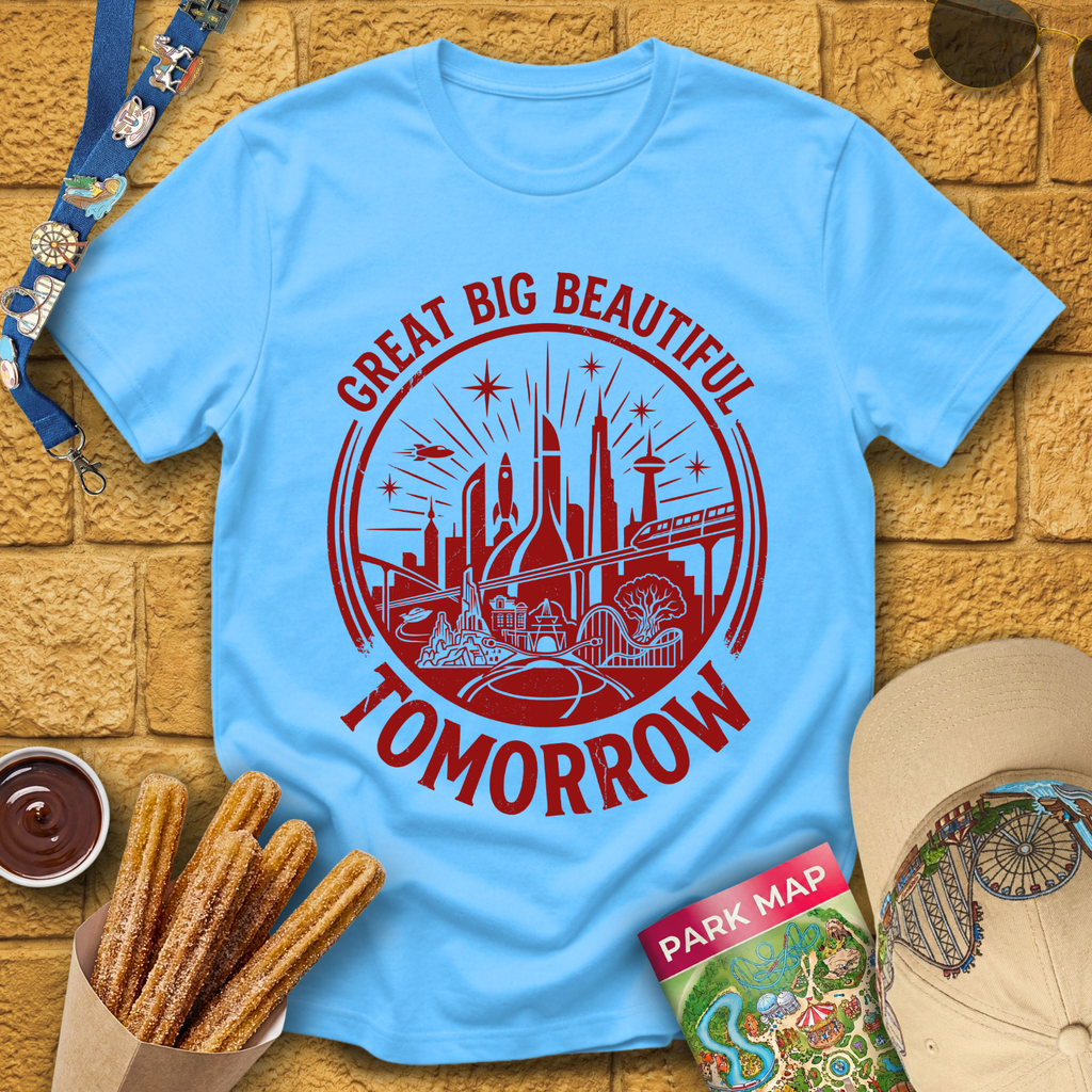 Big Beautiful Tomorrow [CircleRetroBrush] T-Shirt