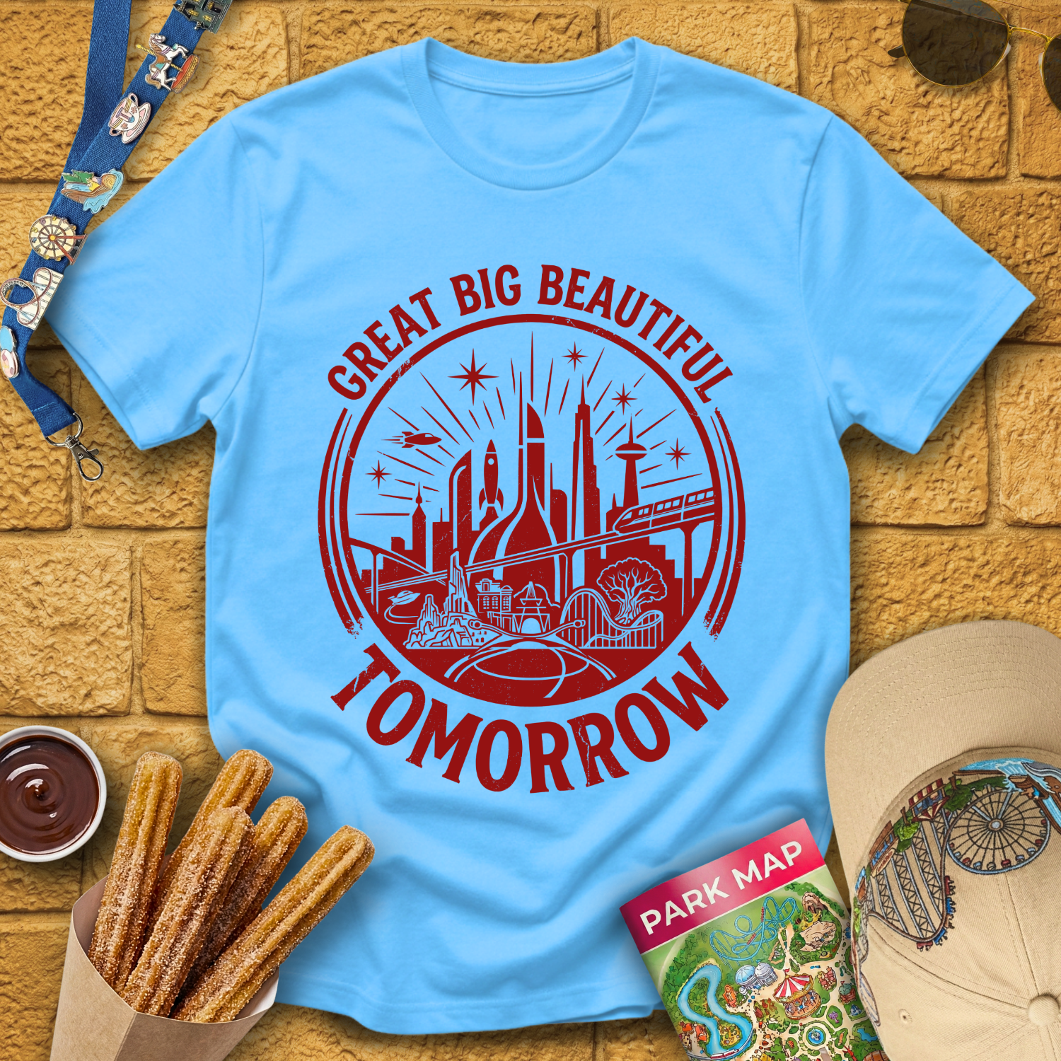 Big Beautiful Tomorrow [CircleRetroBrush] T-Shirt