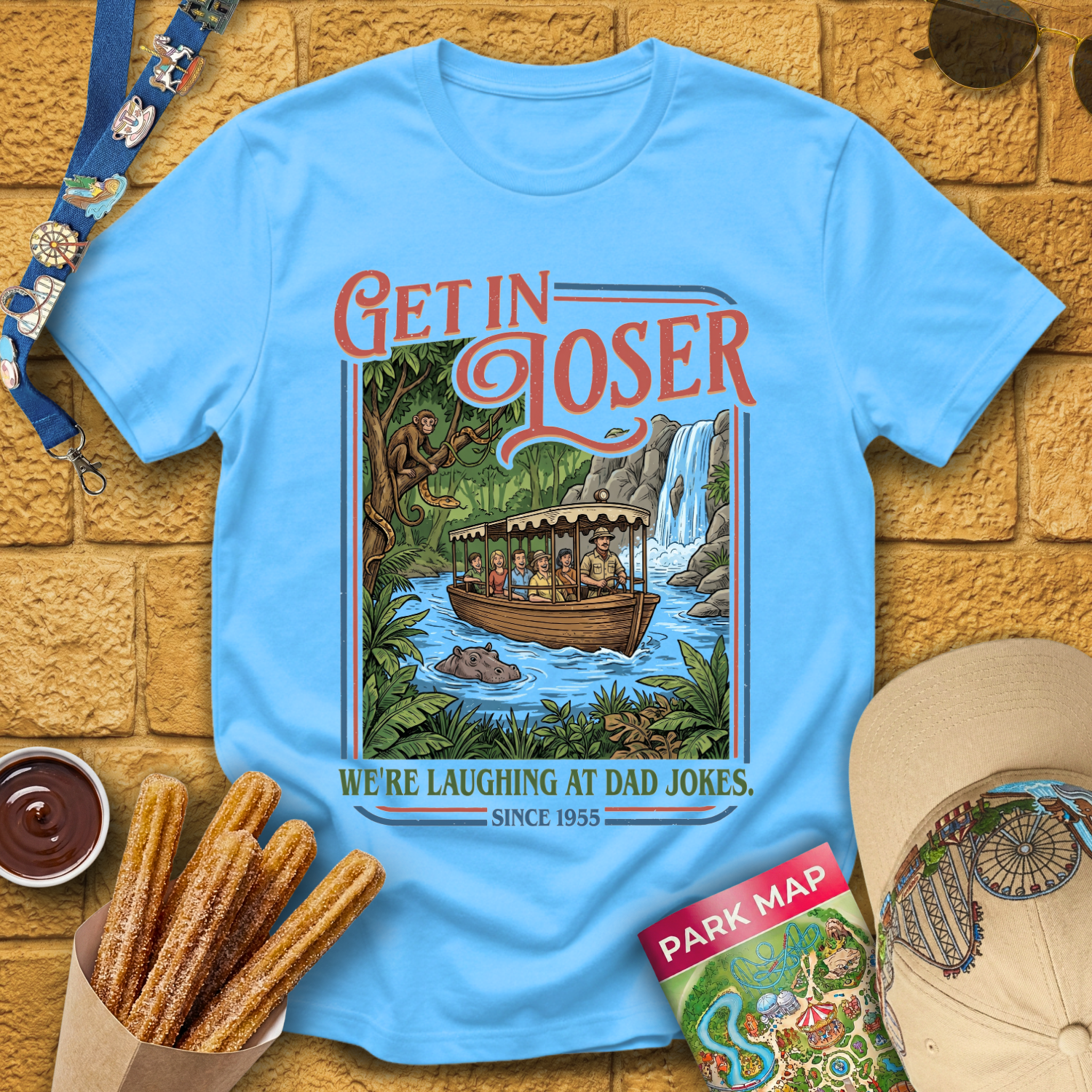 Get In Loser Jungle Jokes [Poster] T-Shirt