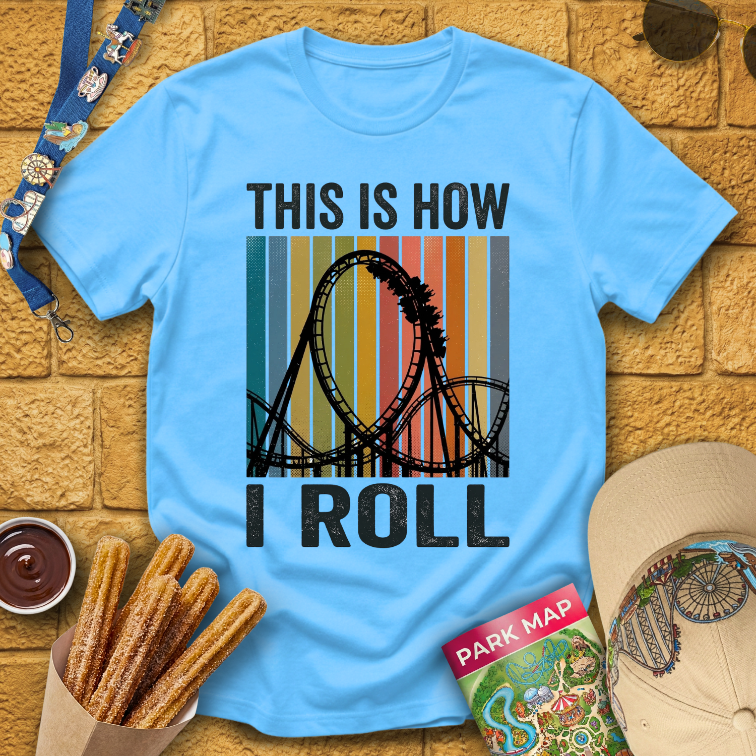 How I Roll [Retro] T-Shirt