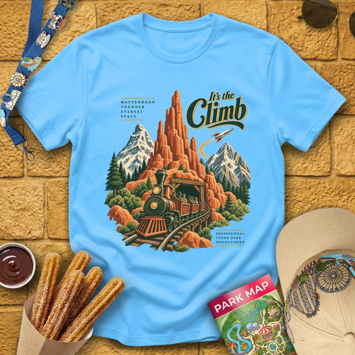 It's The Climb [VintPoster] T-Shirt