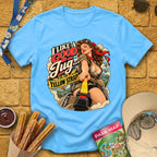 Yellow Strap Tug [RetroBadge] T-Shirt