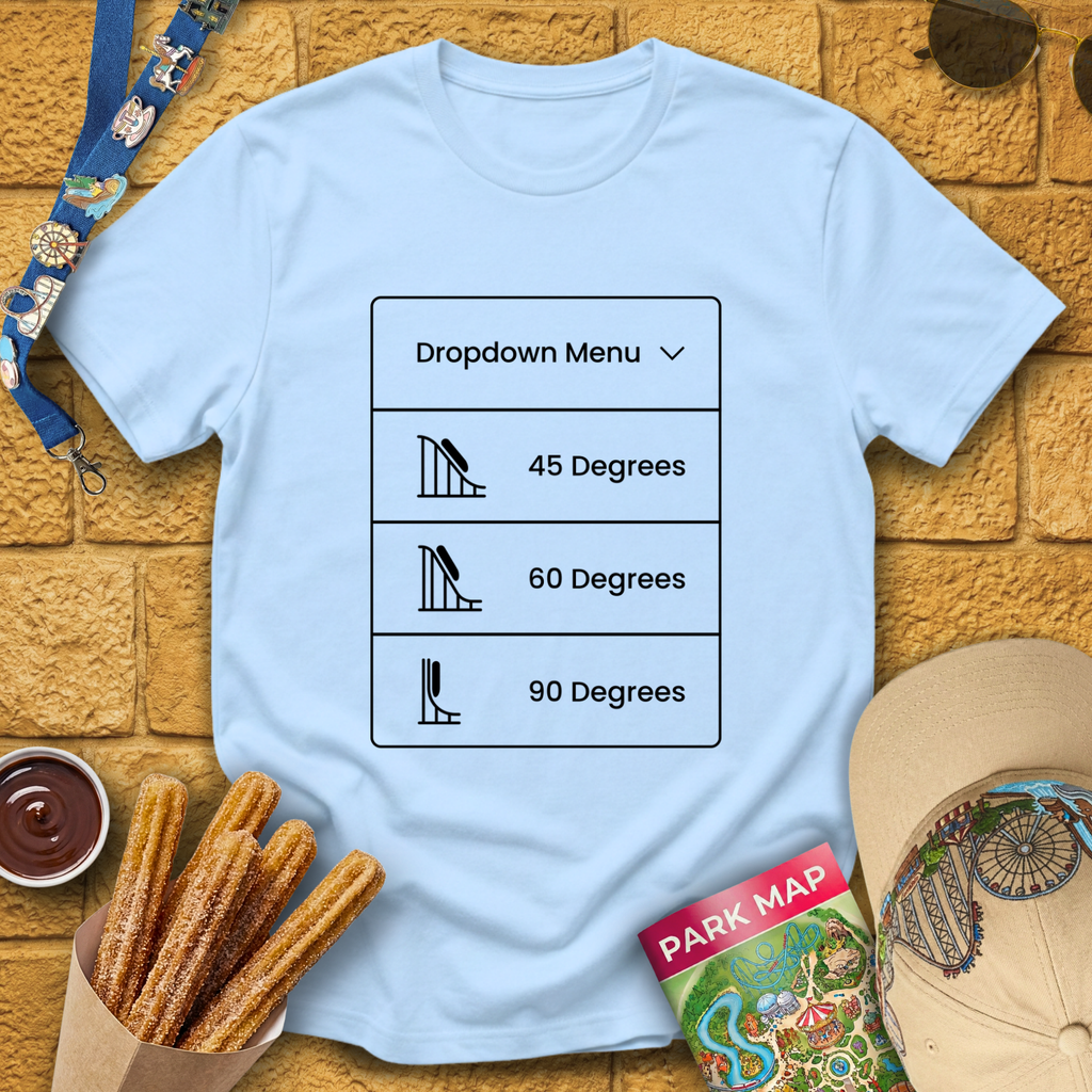 Dropdown Menu T-Shirt