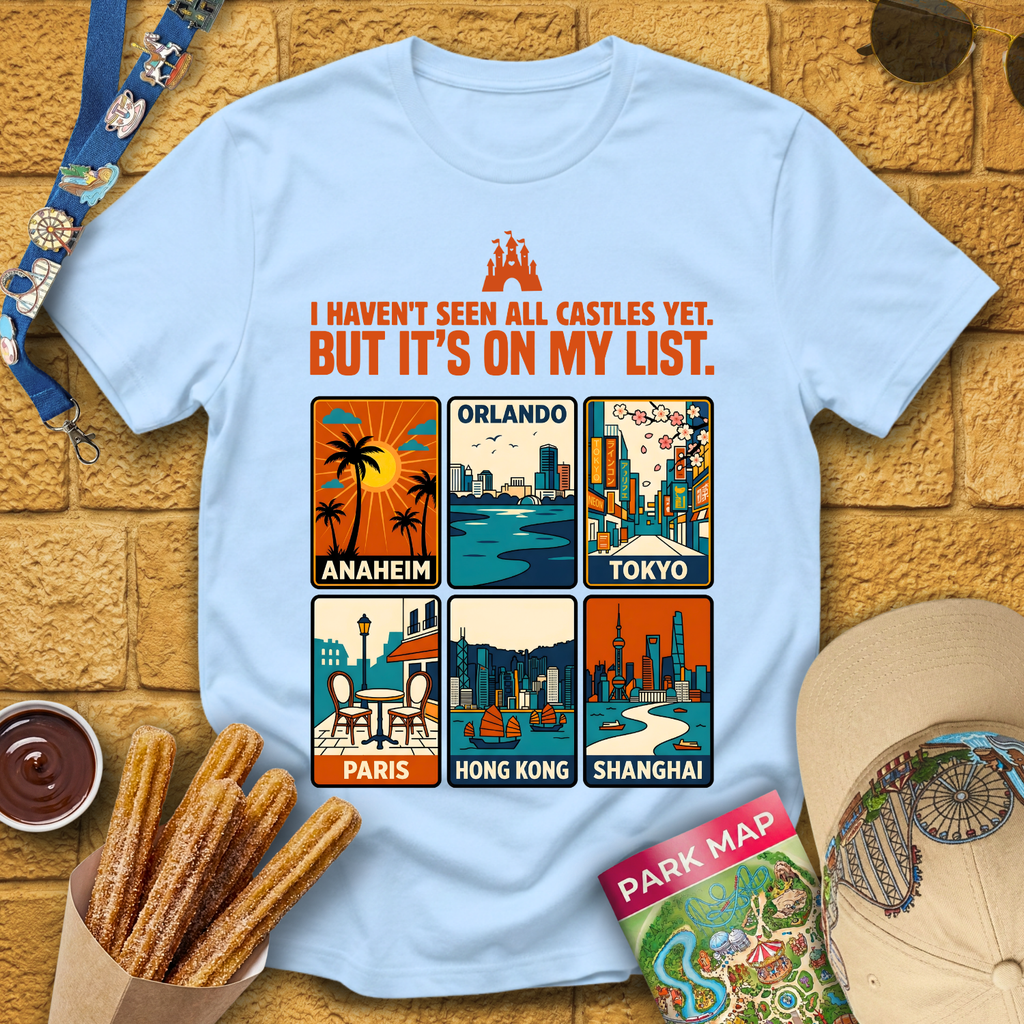 Castles On My List [Vintage] T-Shirt