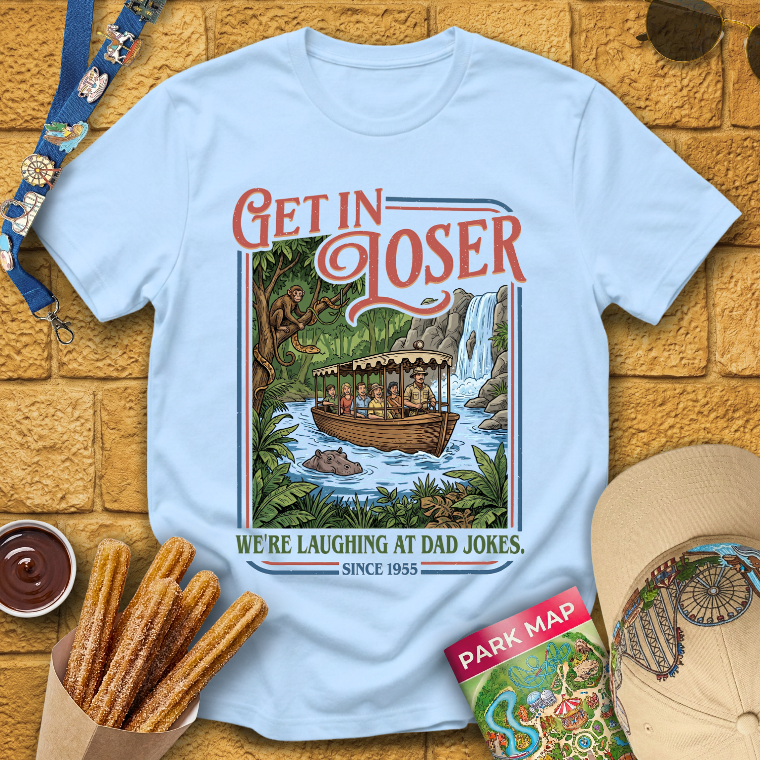 Get In Loser Jungle Jokes [Poster] T-Shirt