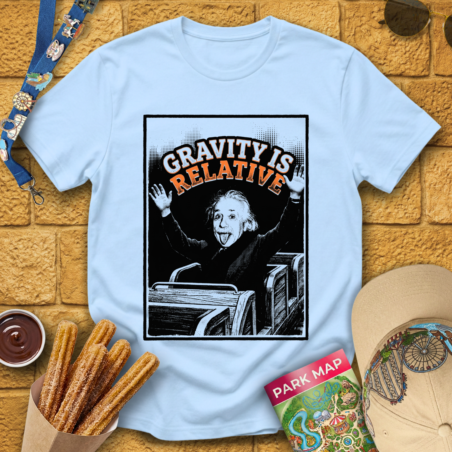 Gravity Is Relative [70s] T-Shirt