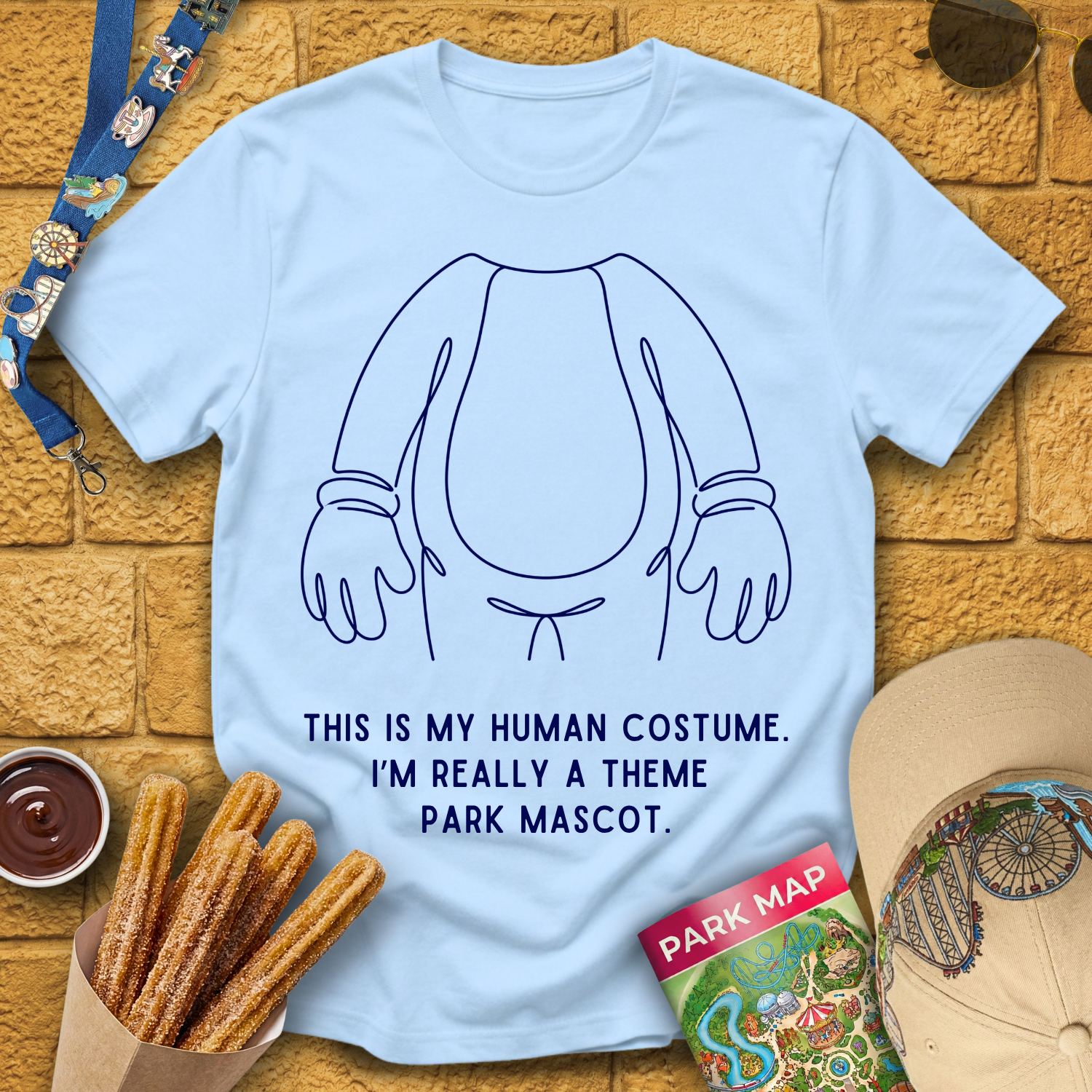 Theme Park Mascot [Sleek] T-Shirt