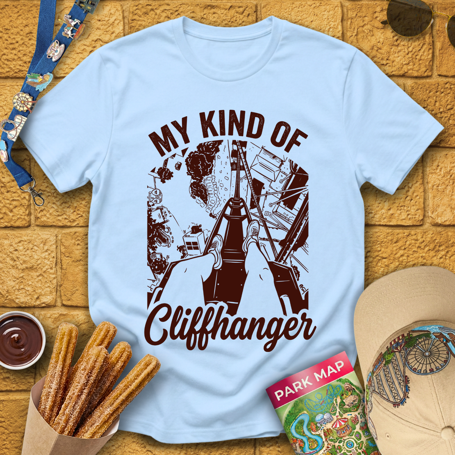 My Kind Of Cliffhanger [RetroBrush2] T-Shirt