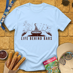 Life Behind Bars [Woodcut] T-Shirt