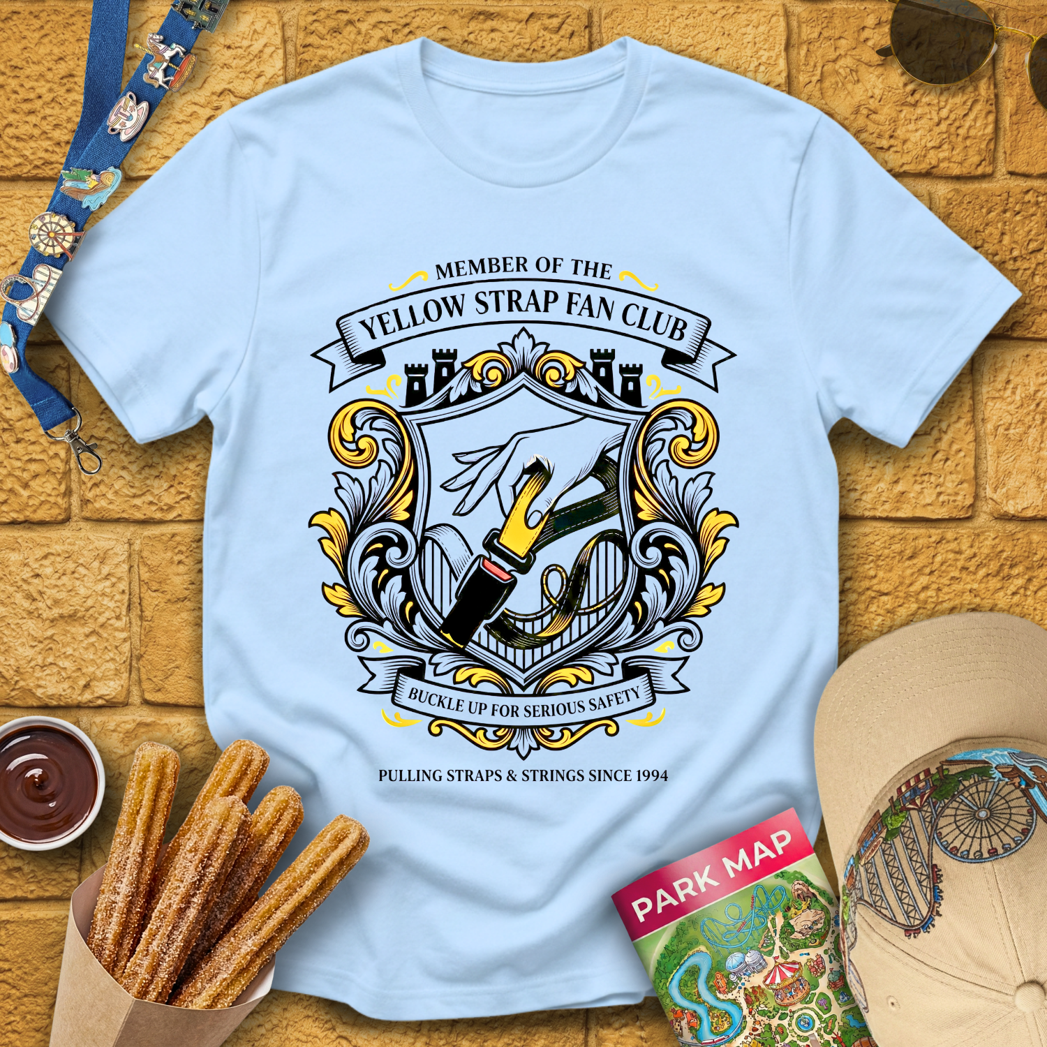 Yellow Strap Fan Club [Luxury] T-Shirt