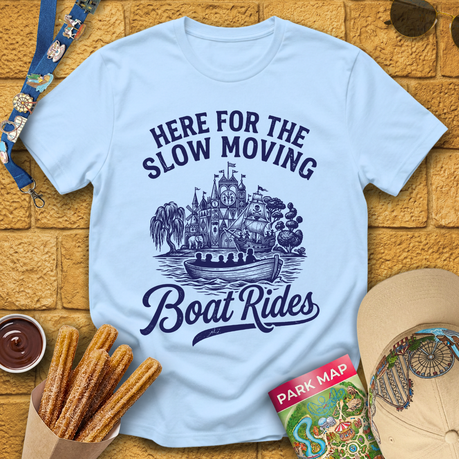 Slow Boat Rides [RetroBrush] T-Shirt