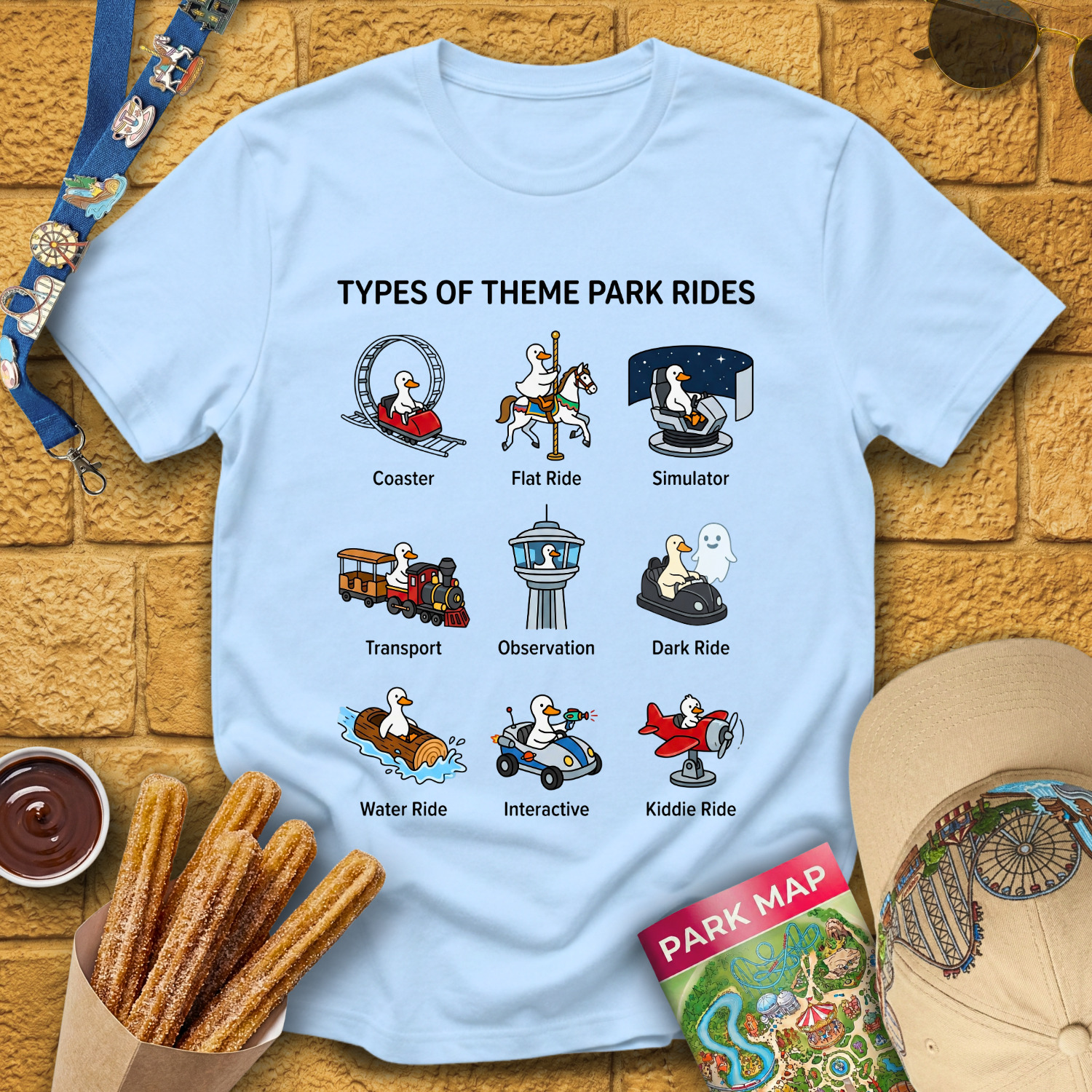Types Of Rides [Goose] T-Shirt