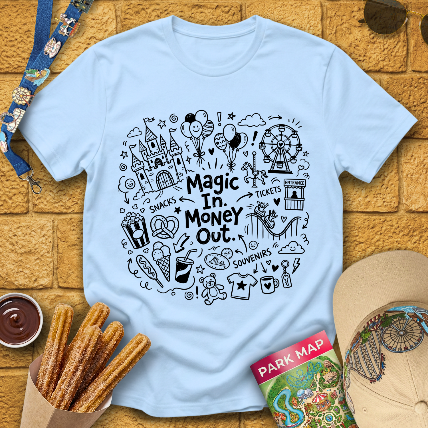 Magic In. Magic Out. [Doodle] T-Shirt
