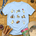 Theme Park Goose [Grid] T-Shirt