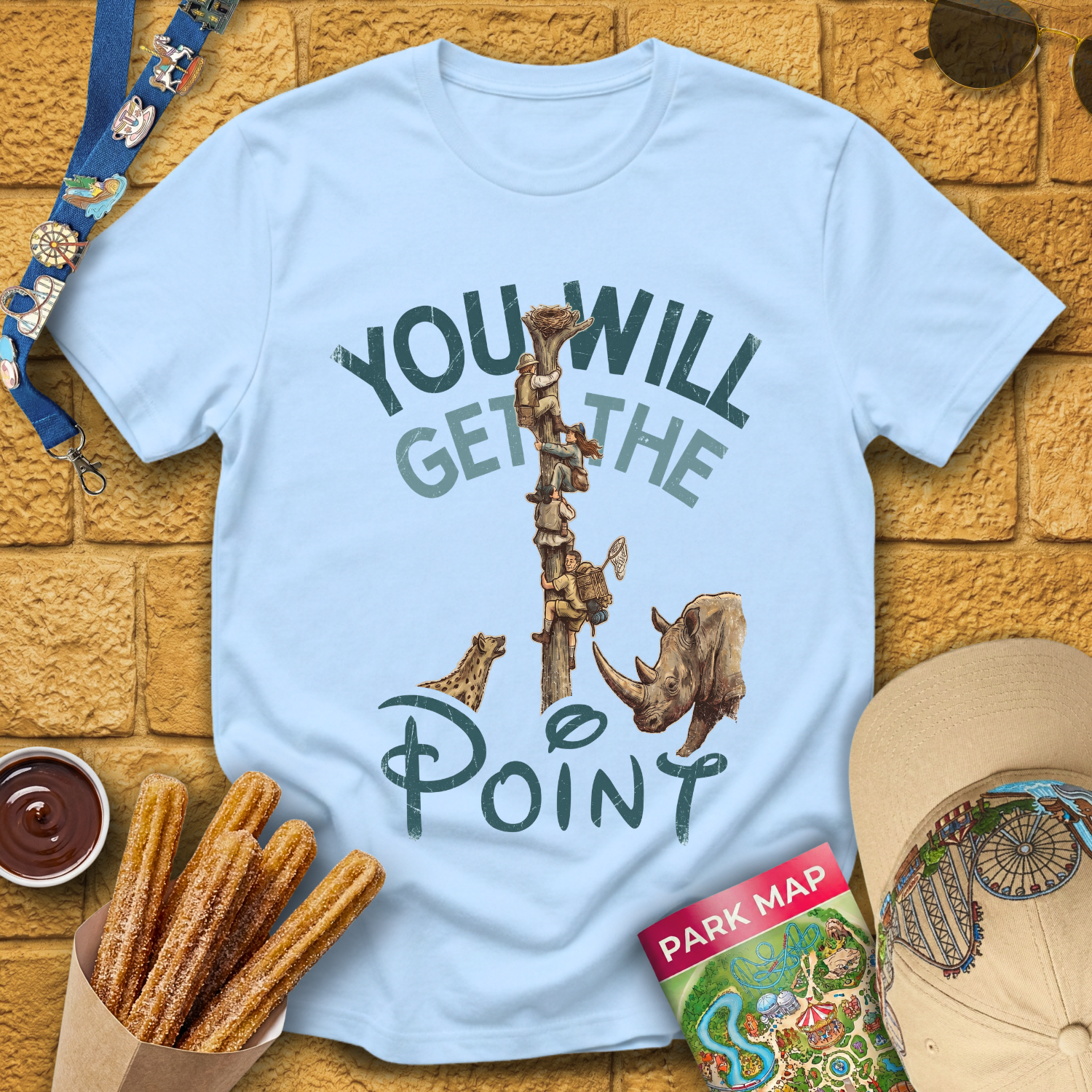 Get The Point [Distressed] T-Shirt