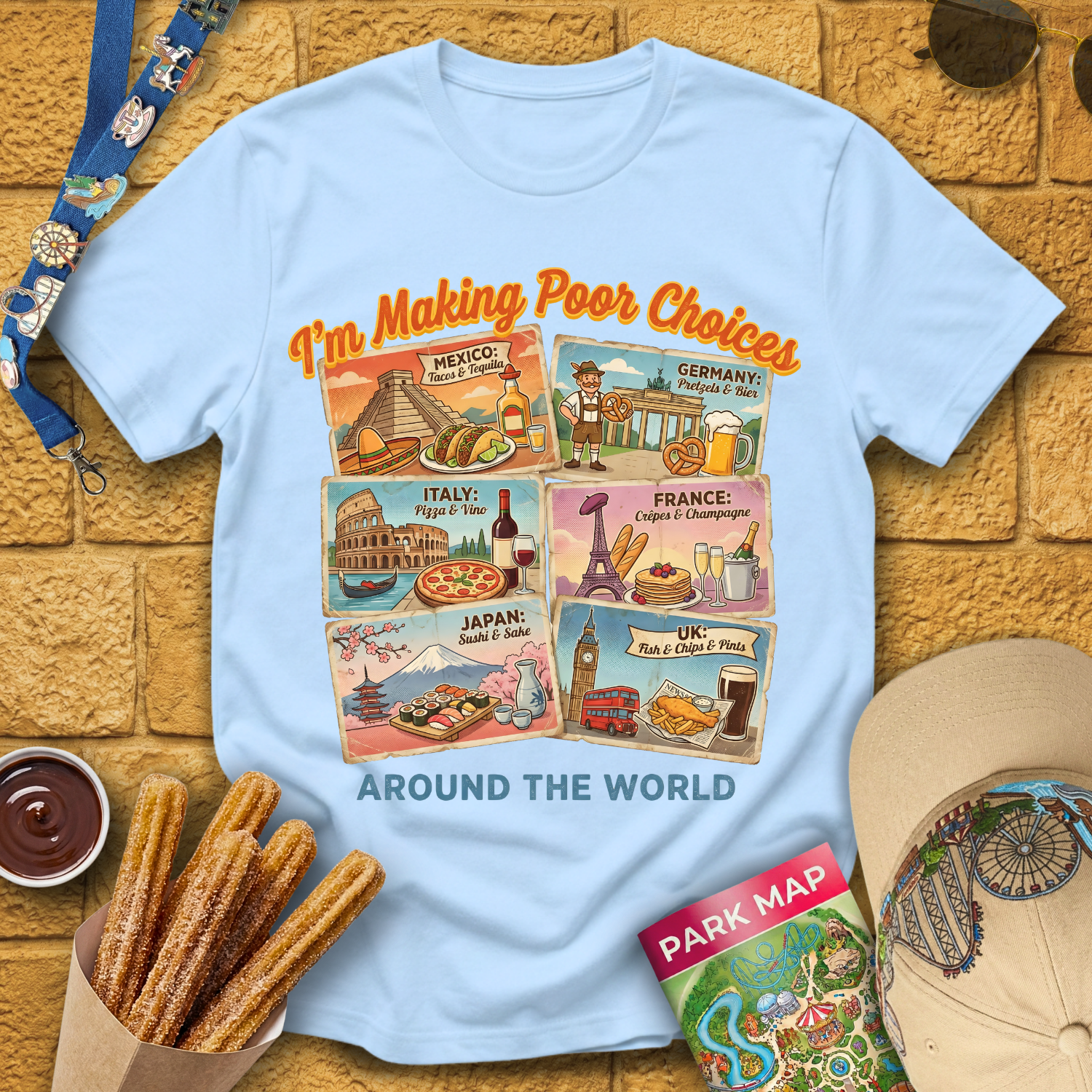 Poor Choices [Postcard] T-Shirt
