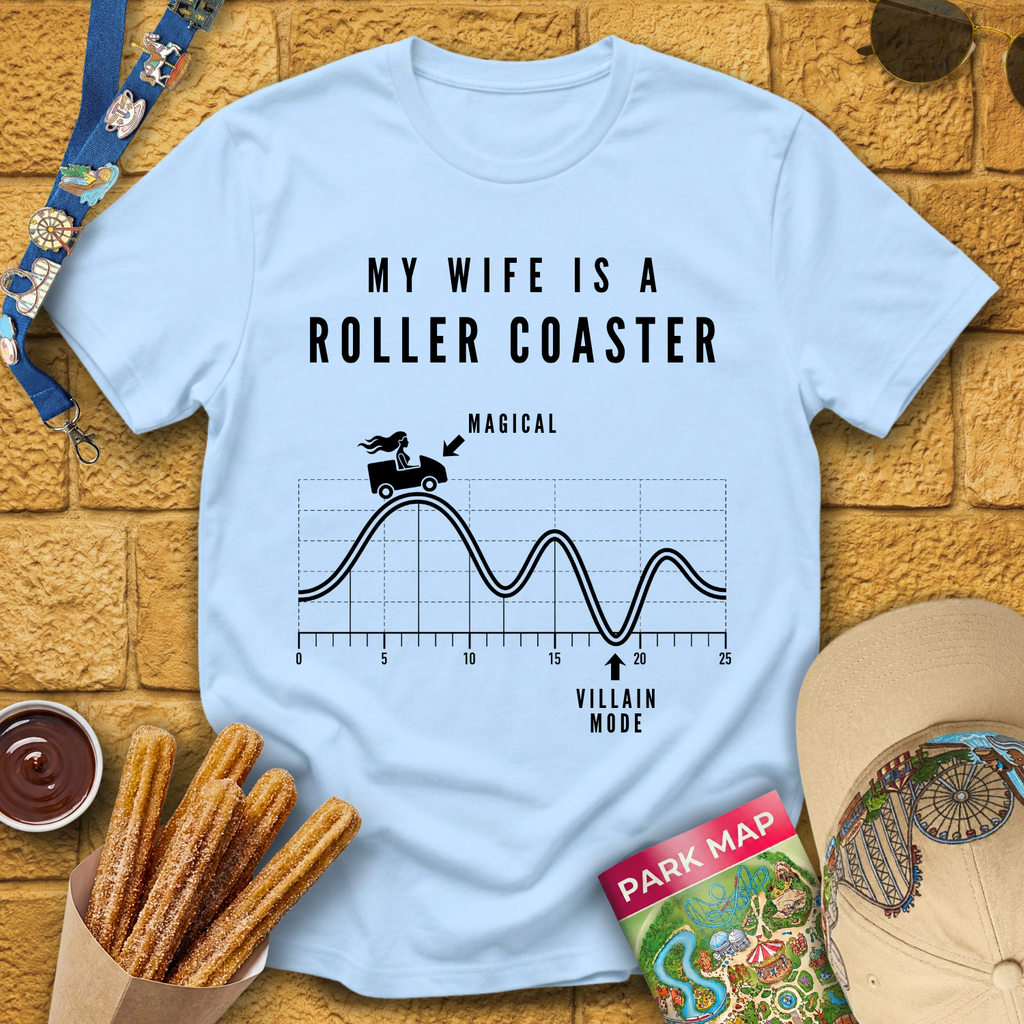 Wife Roller Coaster [Chart] T-Shirt