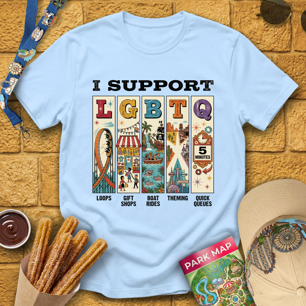 I Support LGBTQ [MidCen] T-Shirt