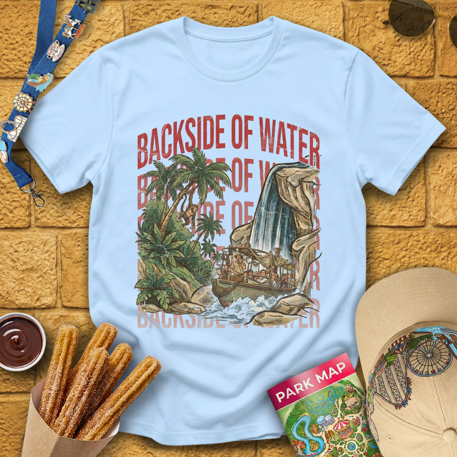 Backside of Water [Distressed] T-Shirt