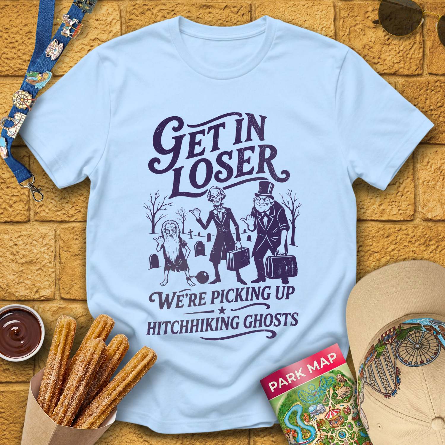 Get In Loser Ghosts [Retro] T-Shirt