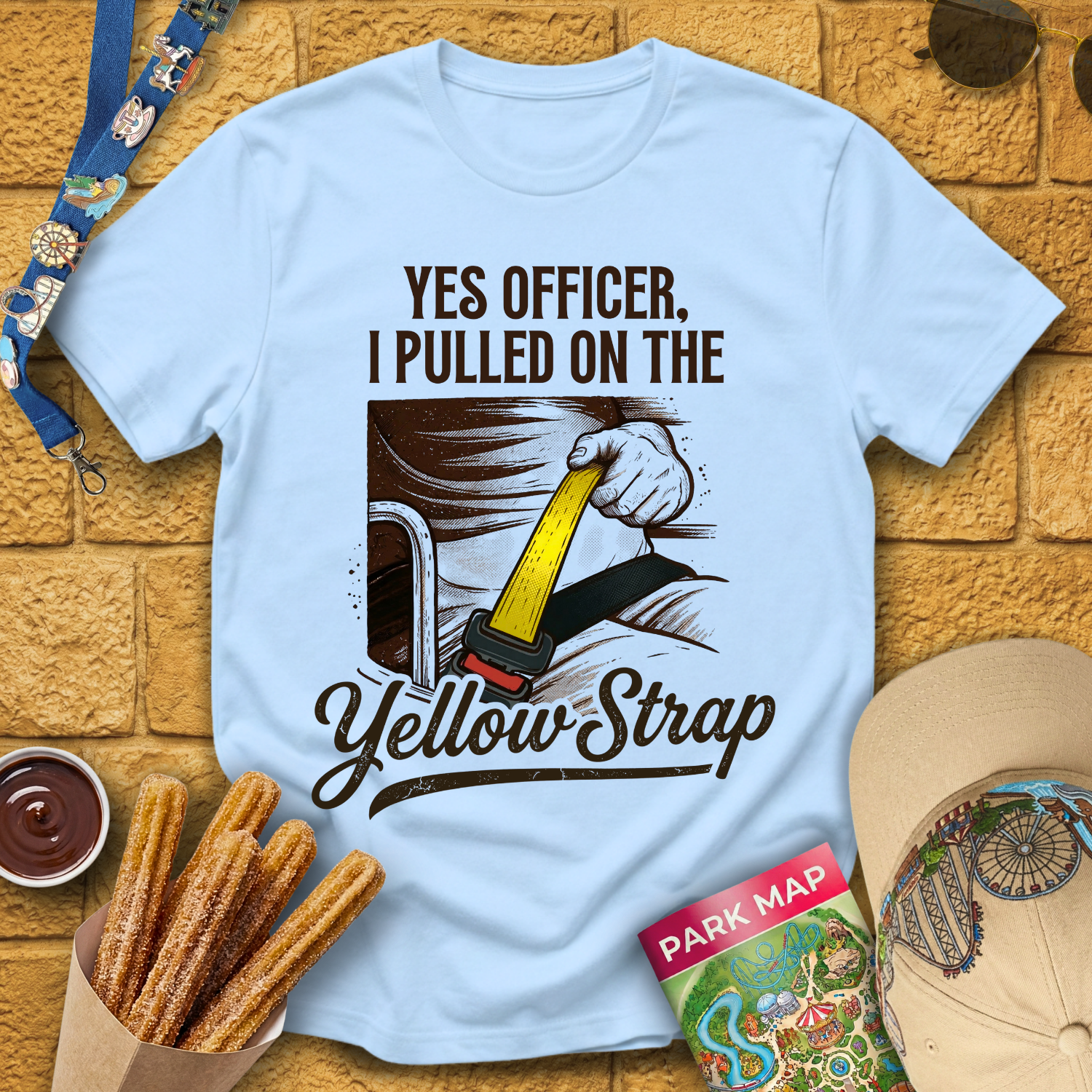 Yellow Strap [RetroBrush] T-Shirt