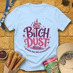 B Dust [Artsy] T-Shirt for Theme Park Fans (Light Blue)