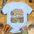Functional Adult [SleekBoho] T-Shirt for Theme Park Fans (Light Blue)