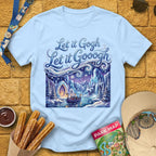 Let It Gogh [Artsy1] T-Shirt for Theme Park Fans (Light Blue)