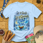 Let It Gogh [Artsy2] T-Shirt for Theme Park Fans (Light Blue)