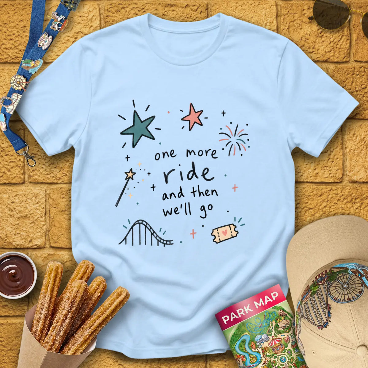 One More Ride [Doodle] T-Shirt