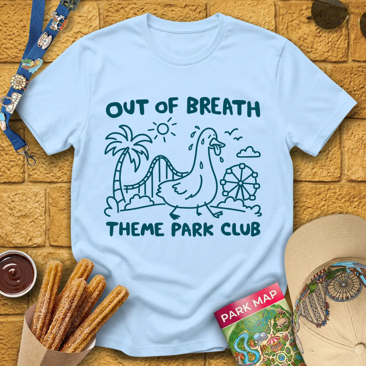 Out Of Breath [Doodle] T-Shirt