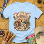 Park Day Field Manual [Boho] T-Shirt for Theme Park Fans (Light Blue)