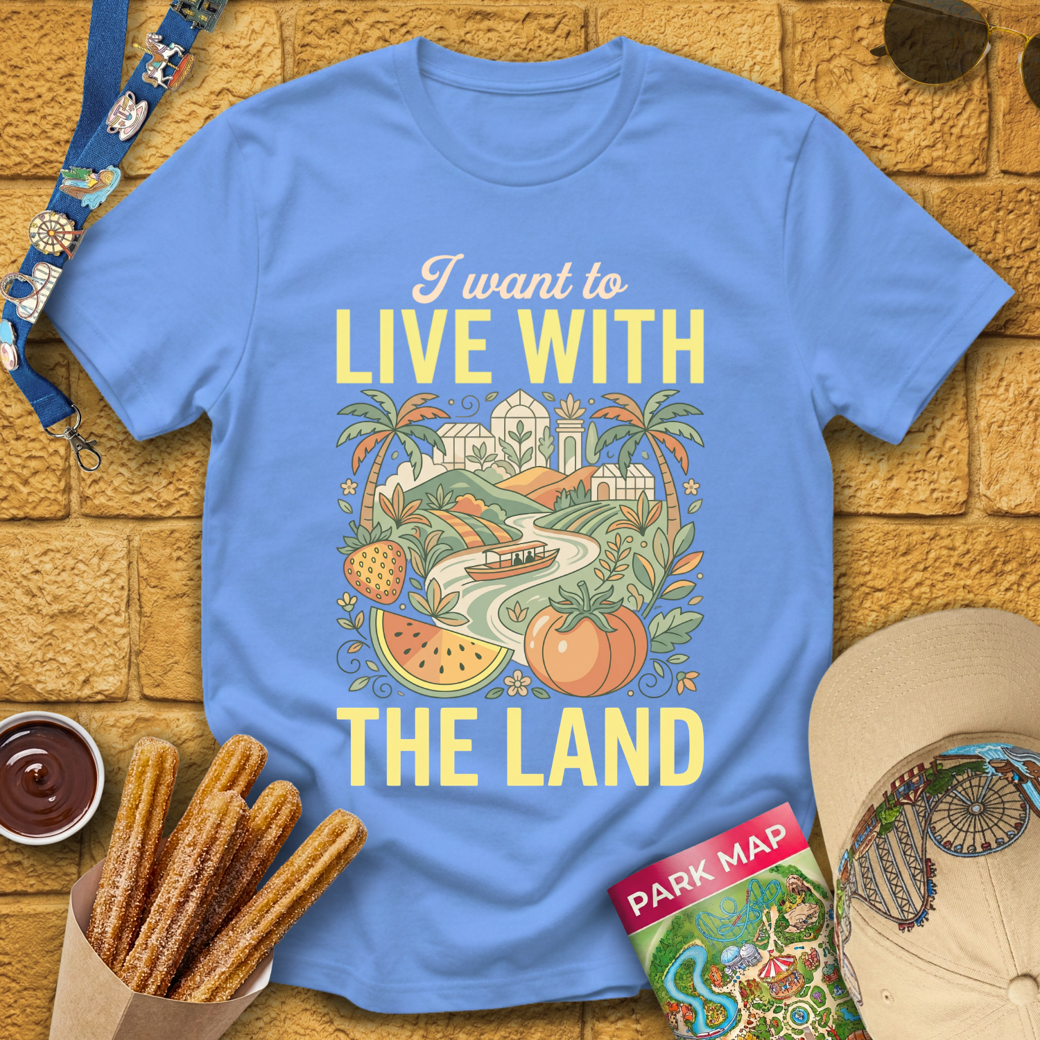 Live With The Land [Boho] T-Shirt
