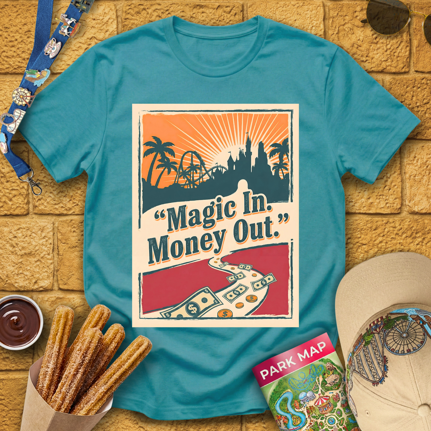 Magic In. Money Out. [80sPoster] T-Shirt