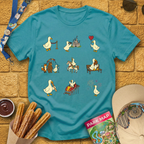 Theme Park Goose [Grid] T-Shirt