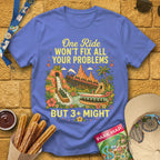 Fix Your Problems [Boho] T-Shirt for Theme Park Fans (Iris)