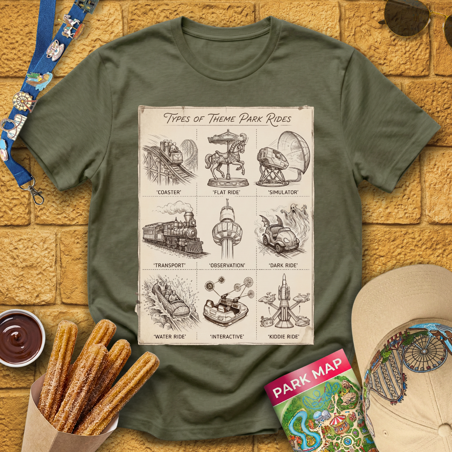 Types Of Rides [Vintage] T-Shirt